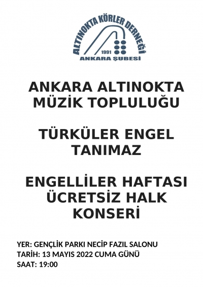 Ücretsiz Halk Konseri