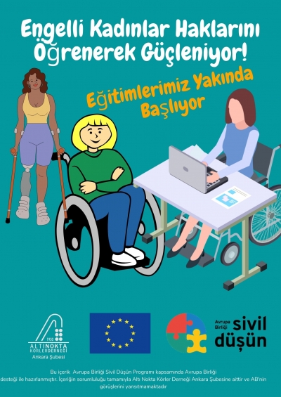 Engelli Kadınlar İnsan Hakları Sözleşmelerini Öğrenerek Güçleniyor
